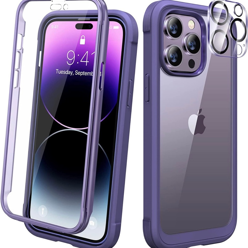 iPhone 14 Pro Case, 360° Full Body Case